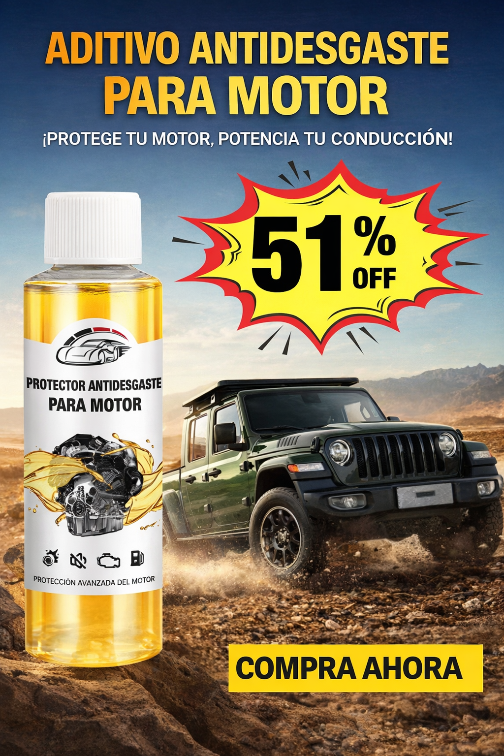 MOTORVEX™- 🔥Protector antidesgaste para motores altamente eficaz