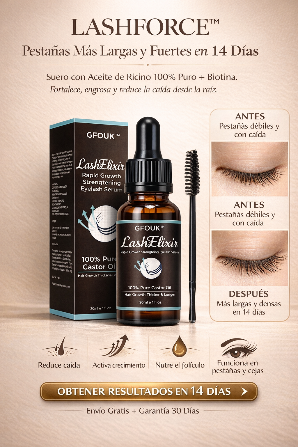 LASHFORCE™ – Pestañas Más Largas y Fuertes