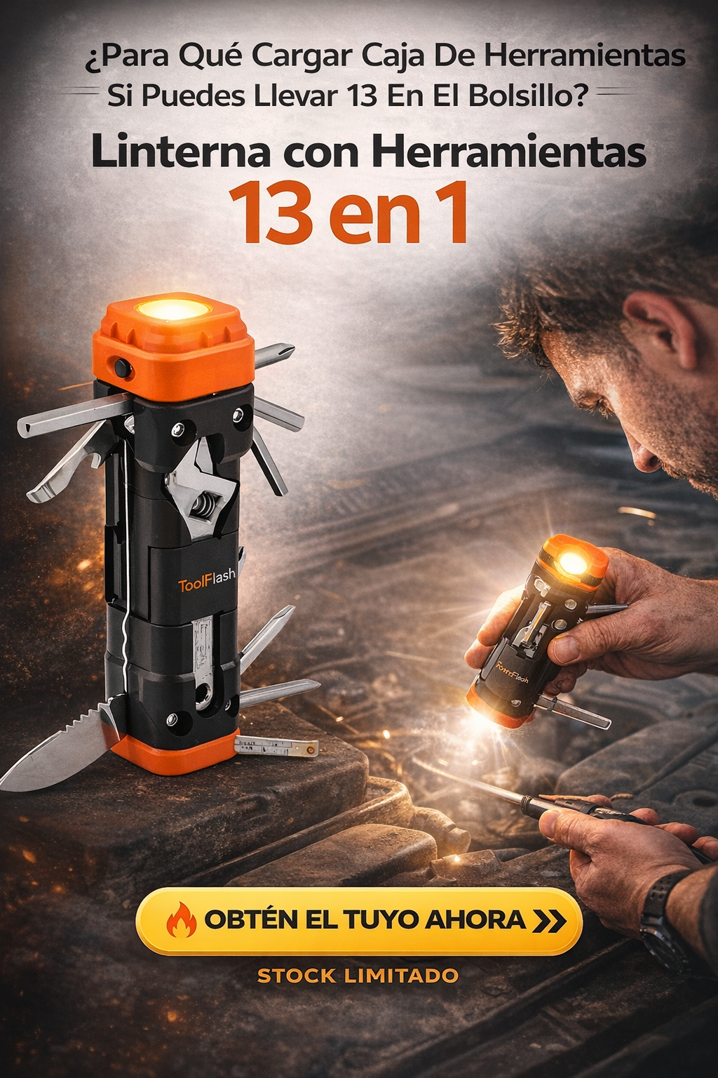 PowerSurvival 13X™ – Ilumina y Resuelve Emergencias Linterna 13 en 1