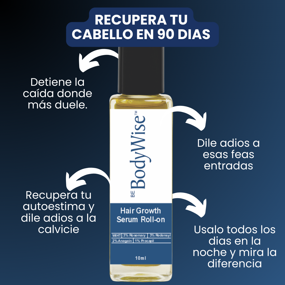 🧬Rolon Bodywise estimula el crecimiento de tu cabello con el efecto del romero