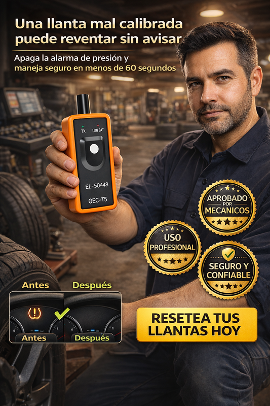 ResetLlantas | ⛔ Manejar con el TPMS mal es un riesgo Revisa tus llantas