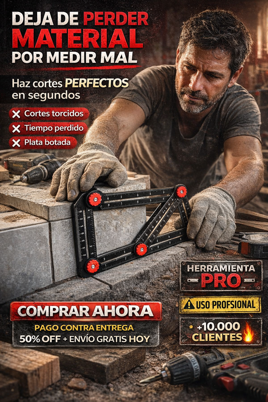 REGLA MULTIANGULO - Cortes Perfectos en 10 Segundos Sin Medir Ni Repetir