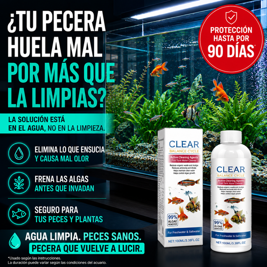 Clear balance cycle – Tu Pecera Como Nueva 🌊