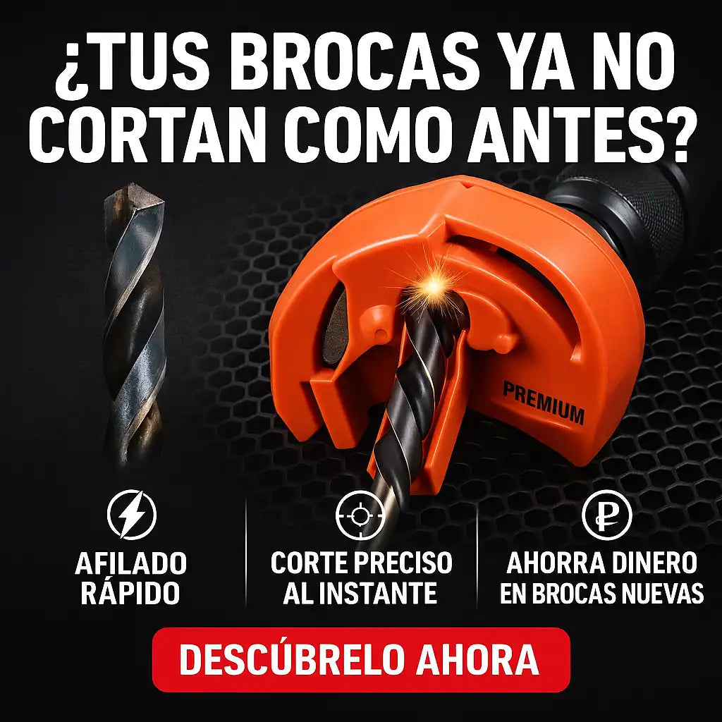 Afilador ProMax ORIGINAL - Recupera filo al instante y alarga la vida de tus brocas
