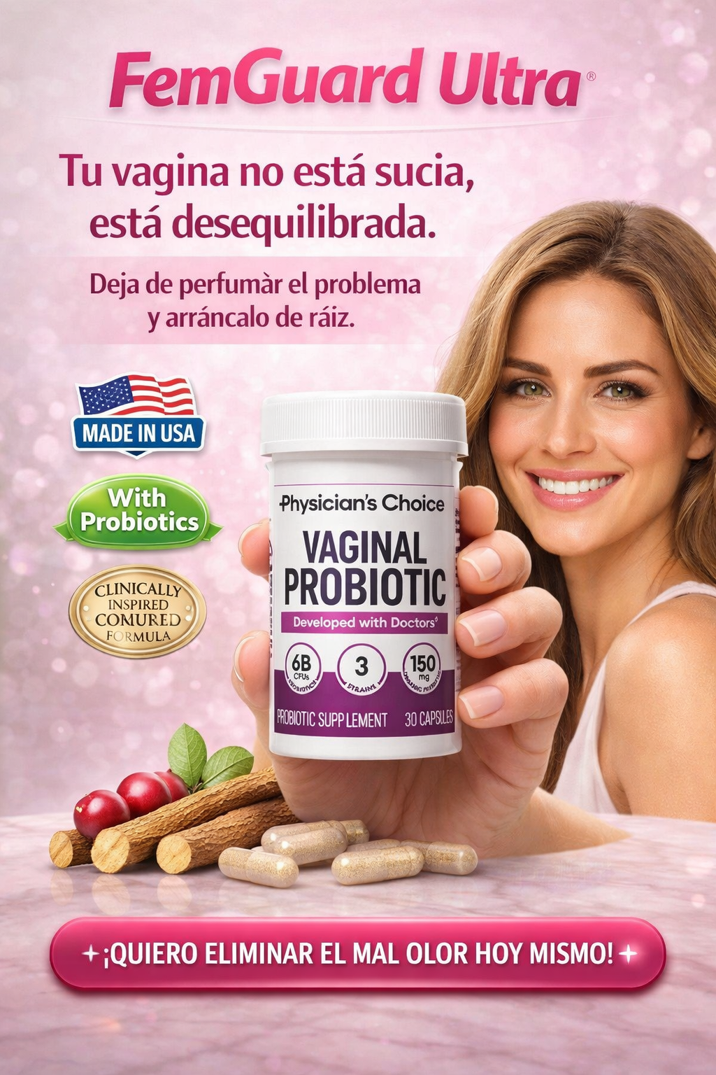 FemGuard Ultra - Regula con probioticos naturales tu zona intima 🌸