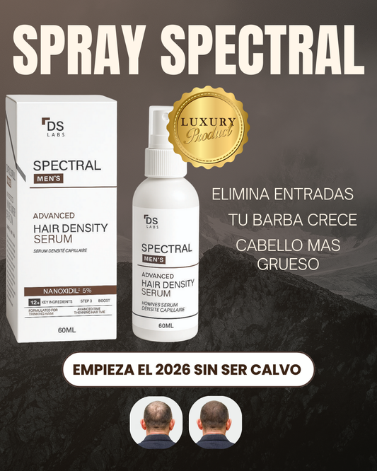 SPRAY SPECTRAL - NANOXIDIL 5% CRECIMIENTO DE BARBA Y CABELLO