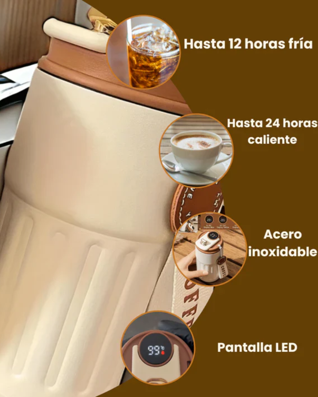 TERMO COFFE ☕ Calienta y enfria en segundos | El regalo perfecto para navidad 🎁