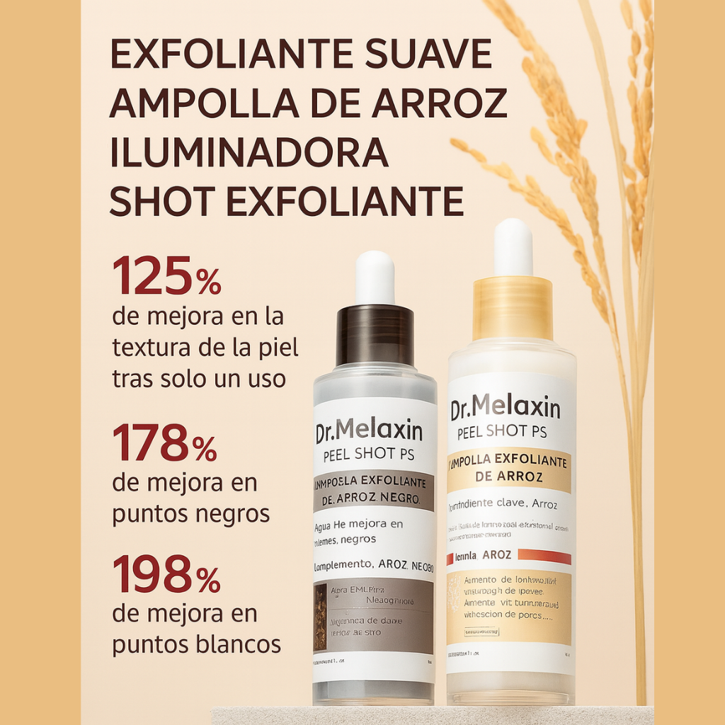 2 UNIDADES Dr.Melaxin Ampolla Rice & Black Rice