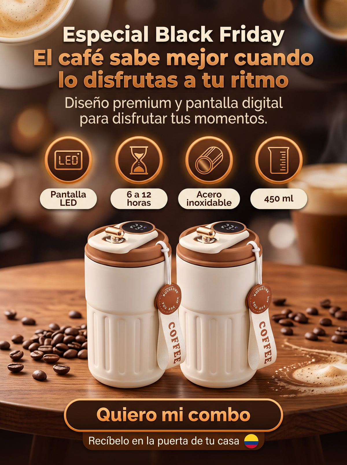 Termo con pantalla digital premiun