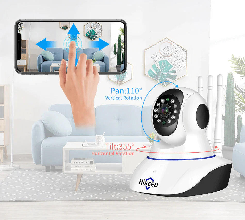 🔴Camara 360° 3 antenas – Seguridad Total en 60 Segundos desde tu Celular