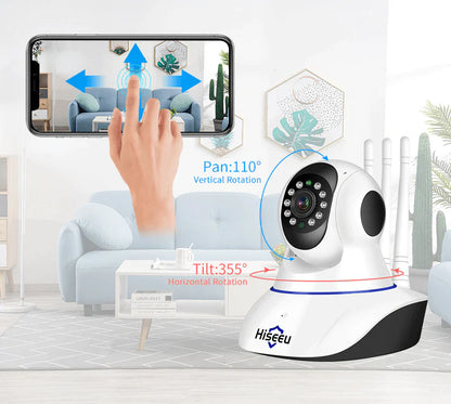 🔴Camara 360° 3 antenas – Seguridad Total en 60 Segundos desde tu Celular
