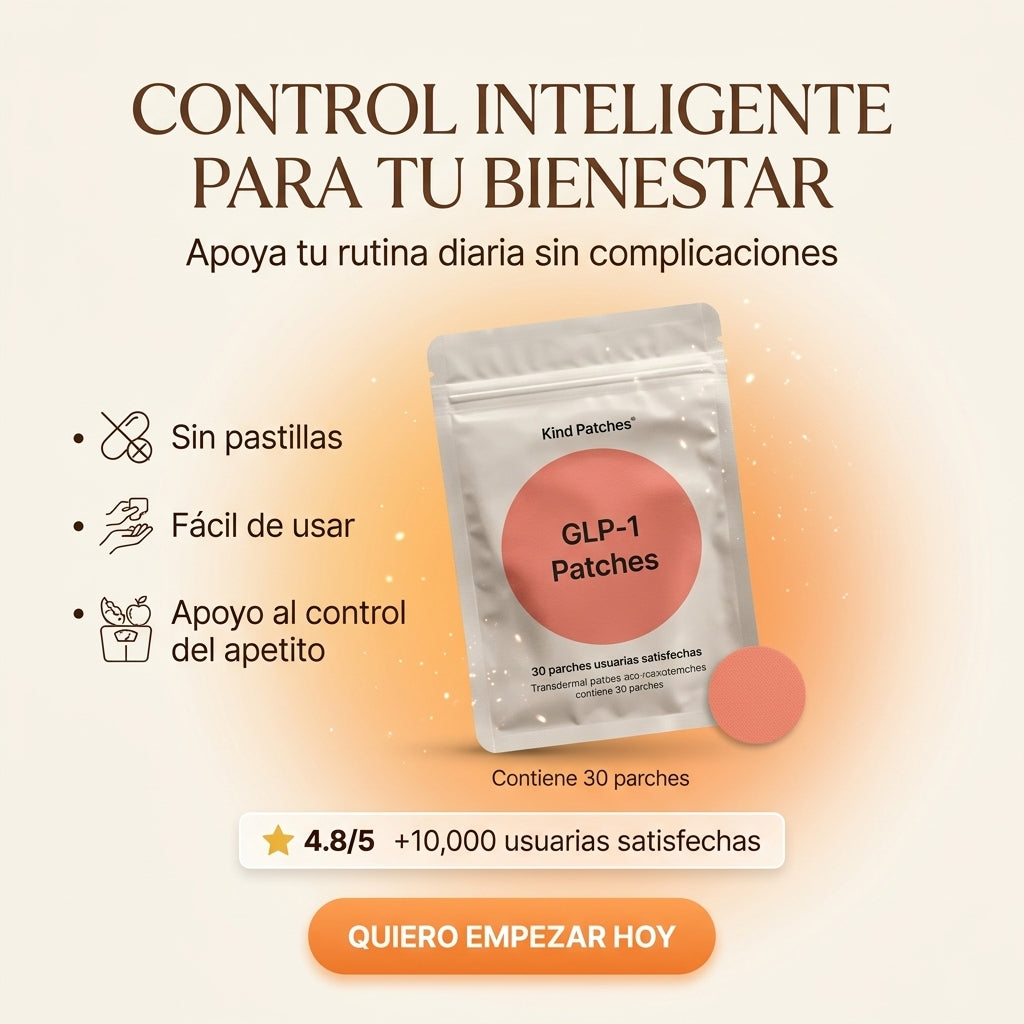 Parches GLP-1 Kind – Apoyo Inteligente para Control de Peso y Bienestar Diario