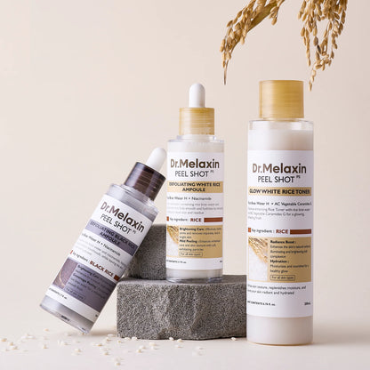 2 UNIDADES Dr.Melaxin Ampolla Rice & Black Rice