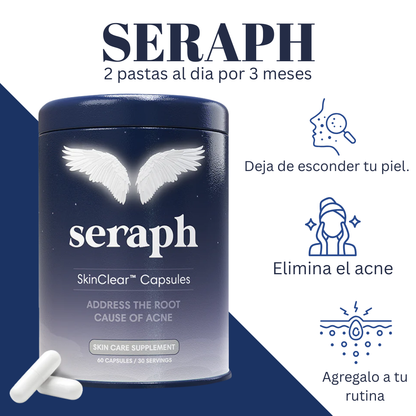 🪽 SERAPH - El suplemento que elimina el acné hormonal y te devuelve la confianza frente al espejo