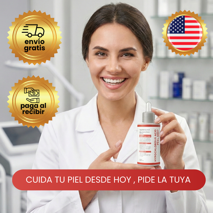 Hypochlorous Acid Peel - Tratamiento para la piel muerta de la cara y poros abiertos