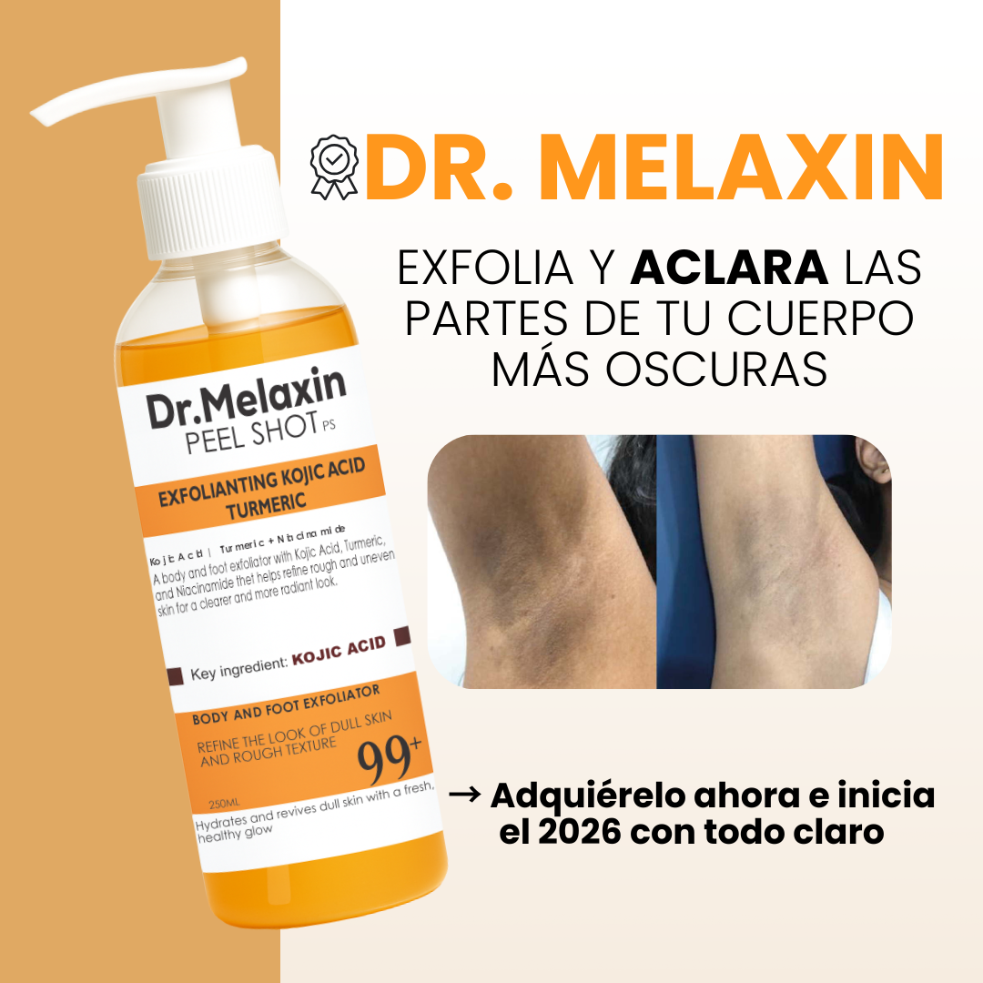 EXFOLIANTE MELAXIN PARA ACLARAR PARTES OSCURAS - FORMULA CURCUMA