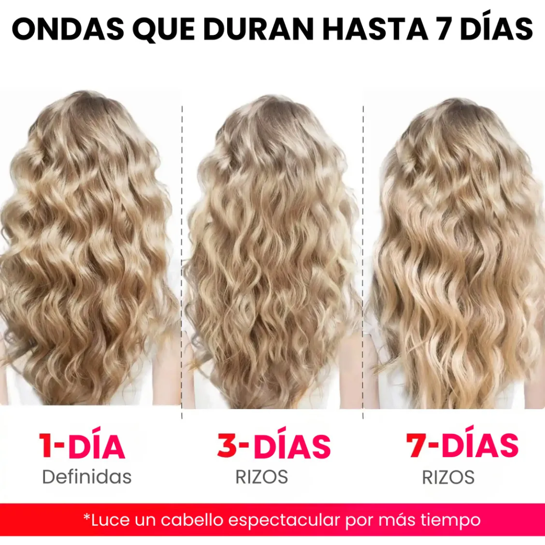 LUMI WAVES™: Ondas de sirena en 5 minutos sin dañar tu cabello 🌸