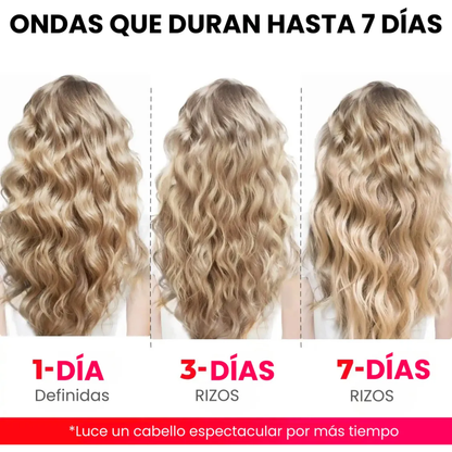 LUMI WAVES™: Ondas de sirena en 5 minutos sin dañar tu cabello 🌸