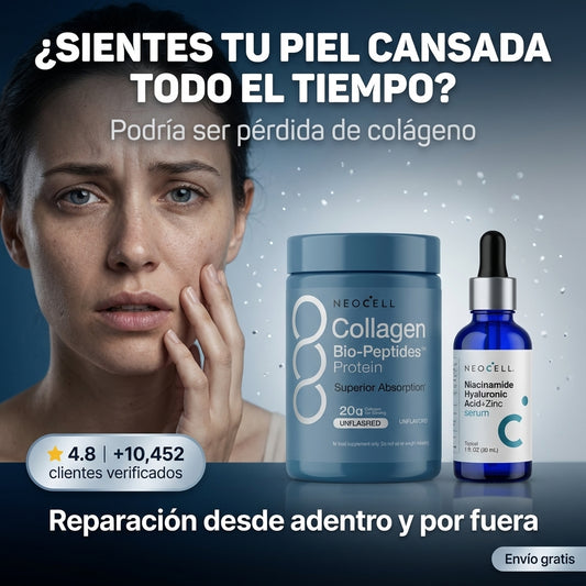 Tratamiento 360° Colágeno + Sérum: Piel firme, hidratada y luminosa cada día