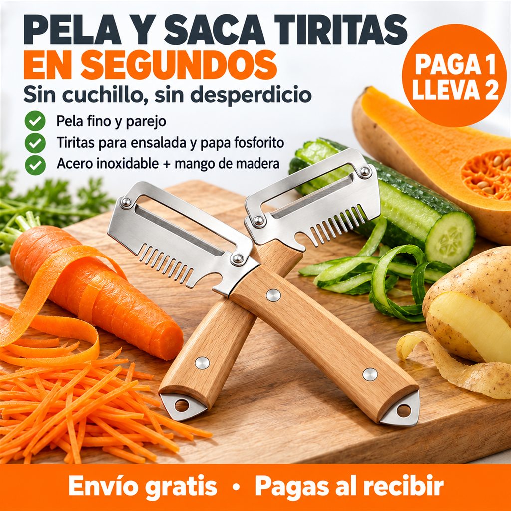 Pelafácil Pro pelador 2 en 1 paga 1 lleva 2