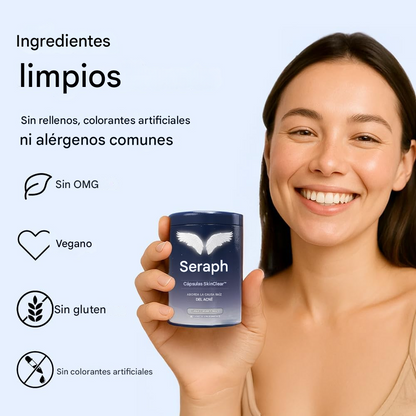 🪽 SERAPH - El suplemento que elimina el acné hormonal y te devuelve la confianza frente al espejo