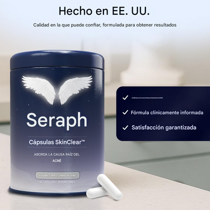 🪽 SERAPH - El suplemento que elimina el acné hormonal y te devuelve la confianza frente al espejo